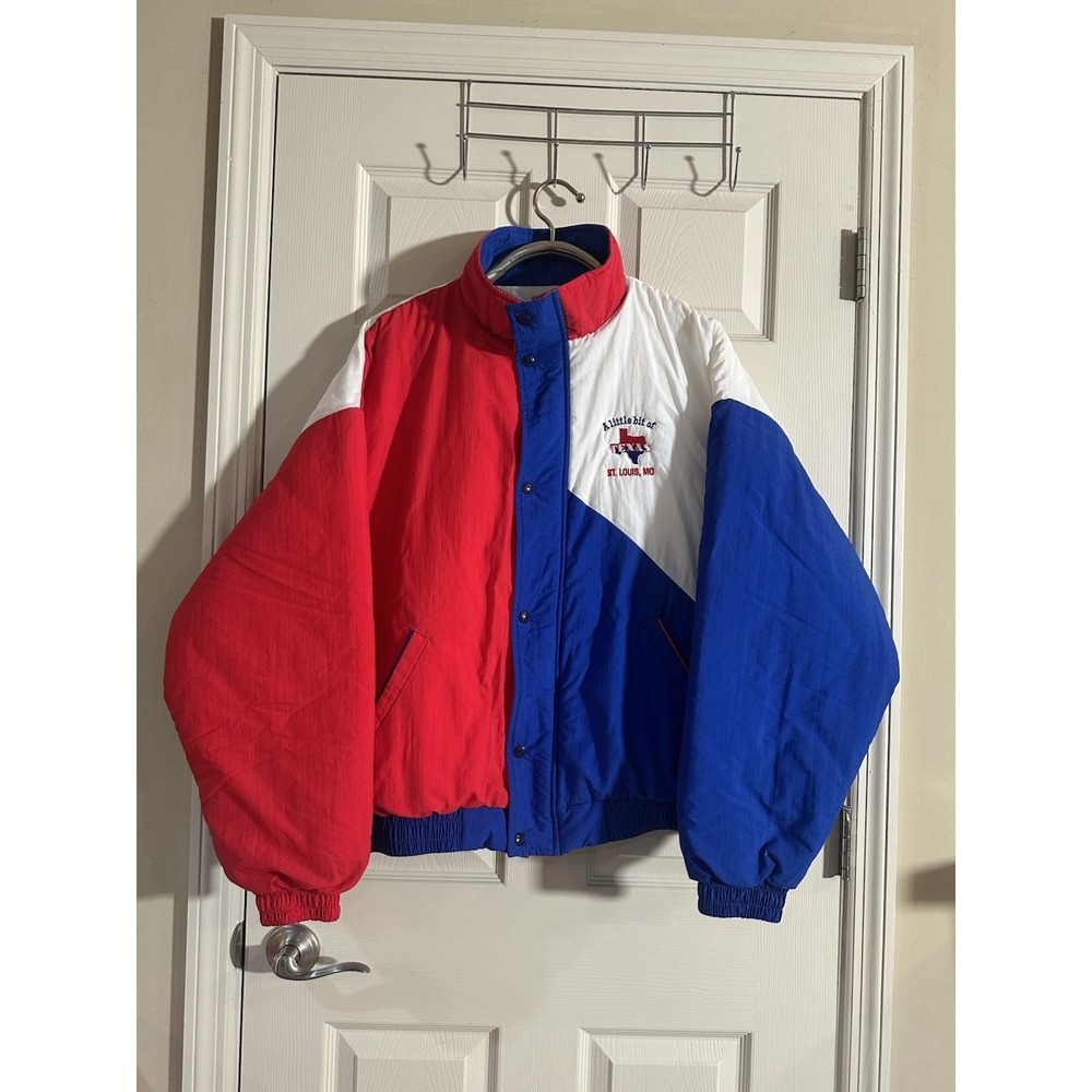 Vintage Swingster A Little Bit Of Texas St Louis Mo Jacket Size XL‎
